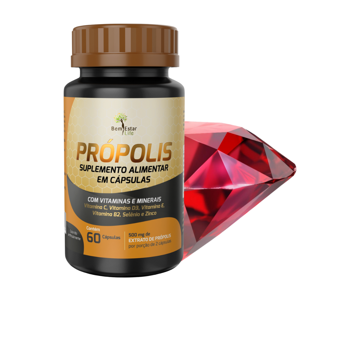 PROPOLIS COM VITAMINAS E MINERAIS 